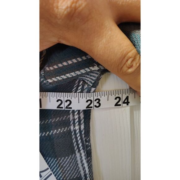 Vintage Big Mac Large Men's Green Plaid Long Sleeve Work Shirt - Picture 3 of 6